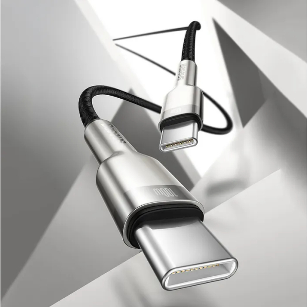 Купить Кабель Baseus Cafule (CATJK-D01) USB-C/USB-C 100W 2m (Black)